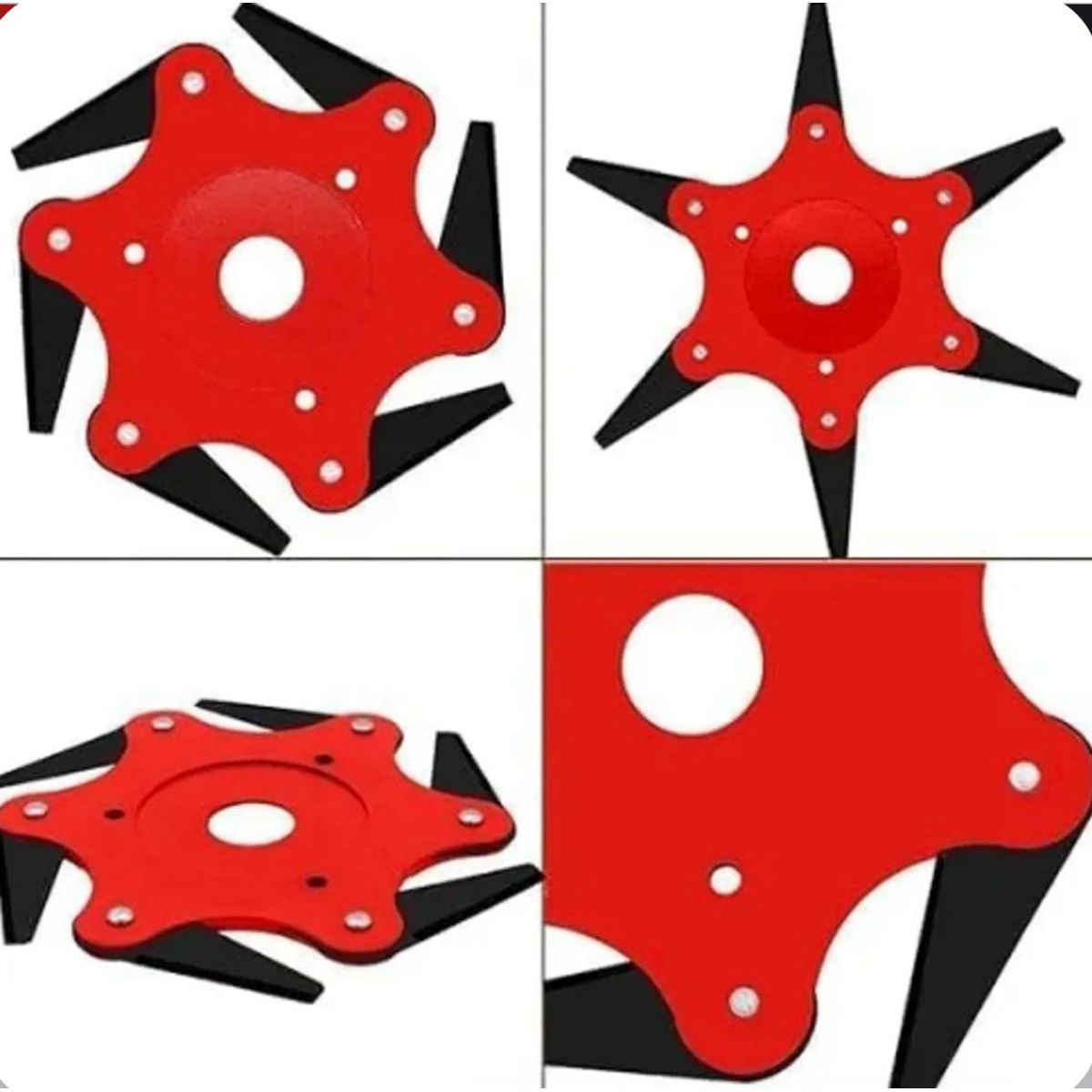 ERUX - Discos 6t - Cabezal De Corte De Acero De 6 Cuchillas 25.4mm