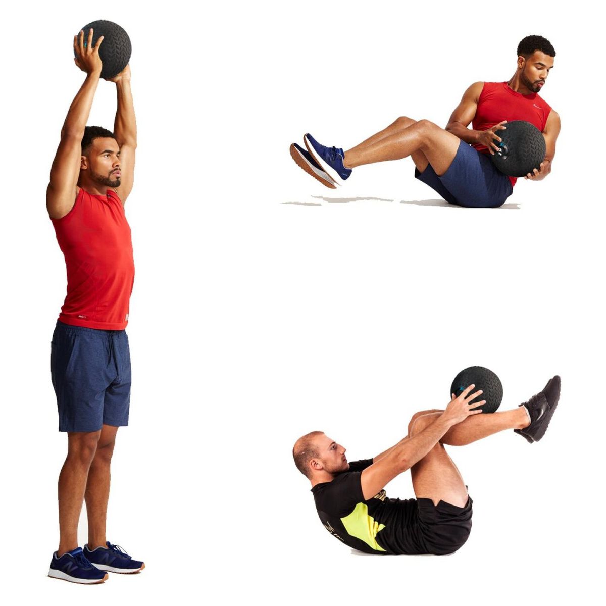 ATLETIS - Slam Ball Pro Tire Medicinal de 2 Kg Negro