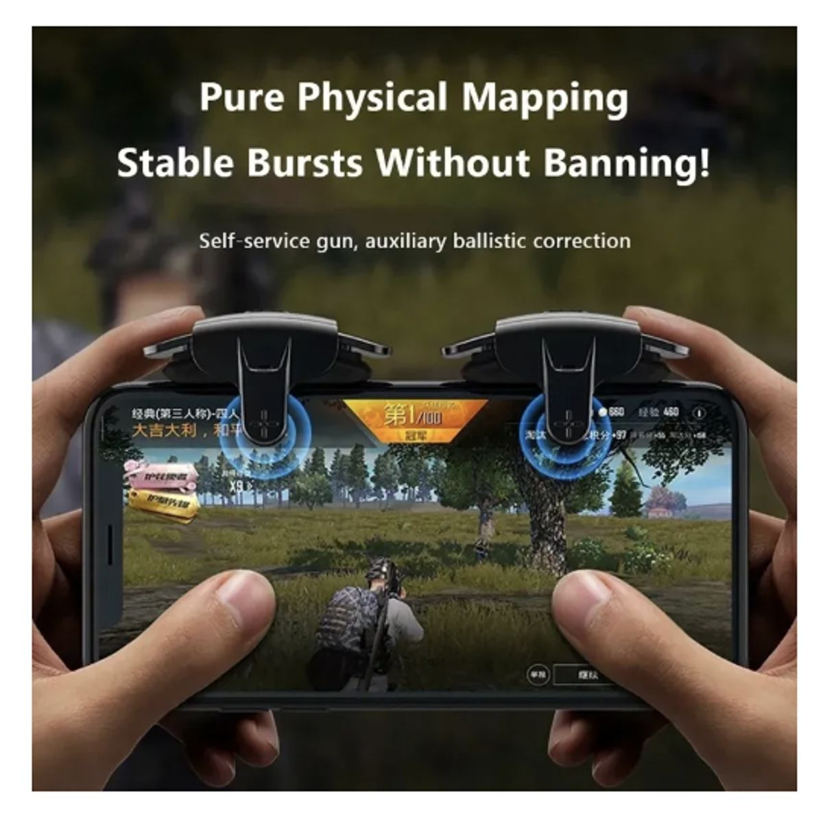 GENERICO - Gatillos Gamer Memo Ak05 Pulso Electromagnético