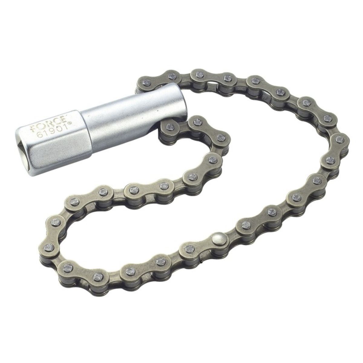 FORCE - Llave Cadena Filtro de Aceite Force 61901 Ajustable hasta 120 mm