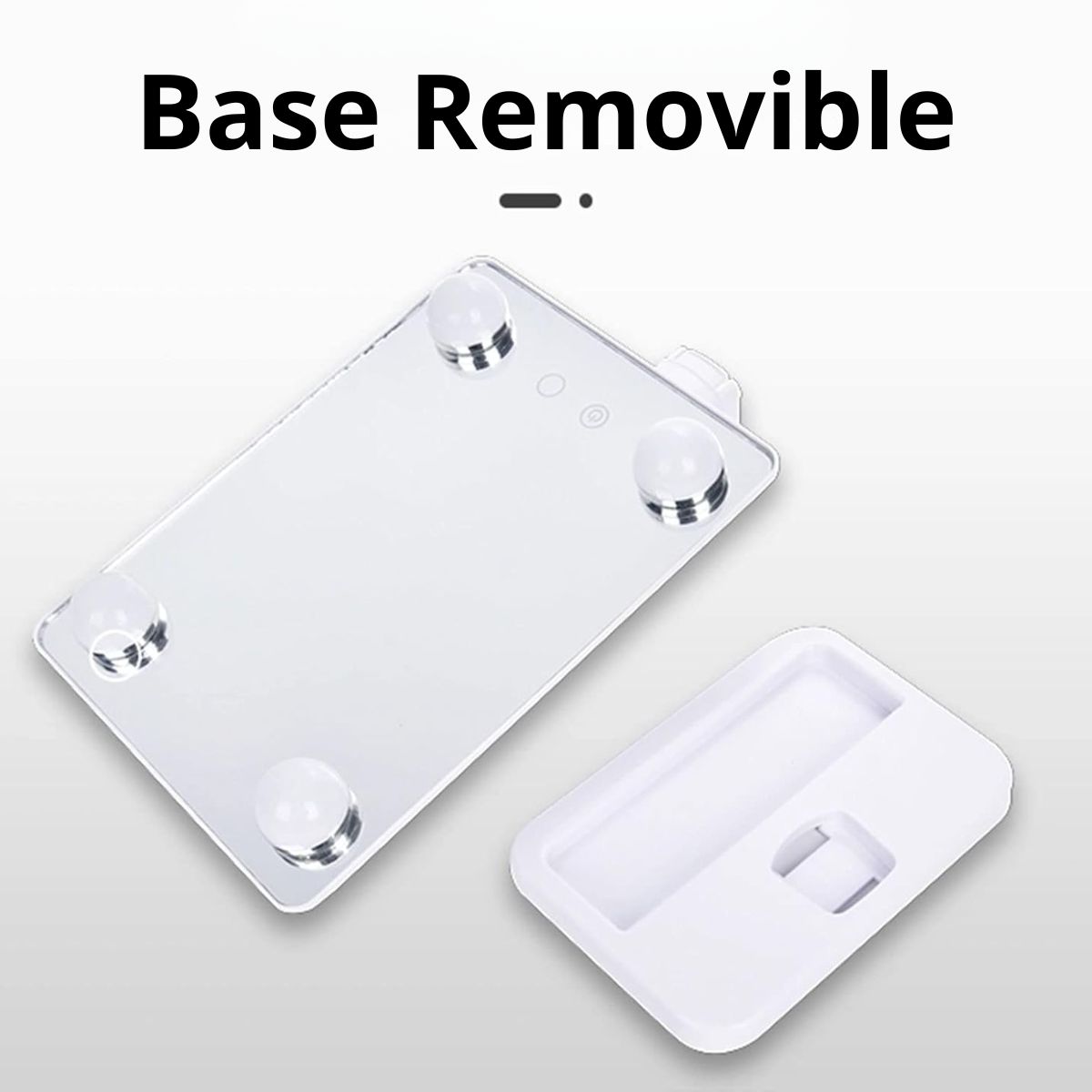 GENERICO - Espejo Maquillaje Tocador Con Luz Led Sensor Táctil 360