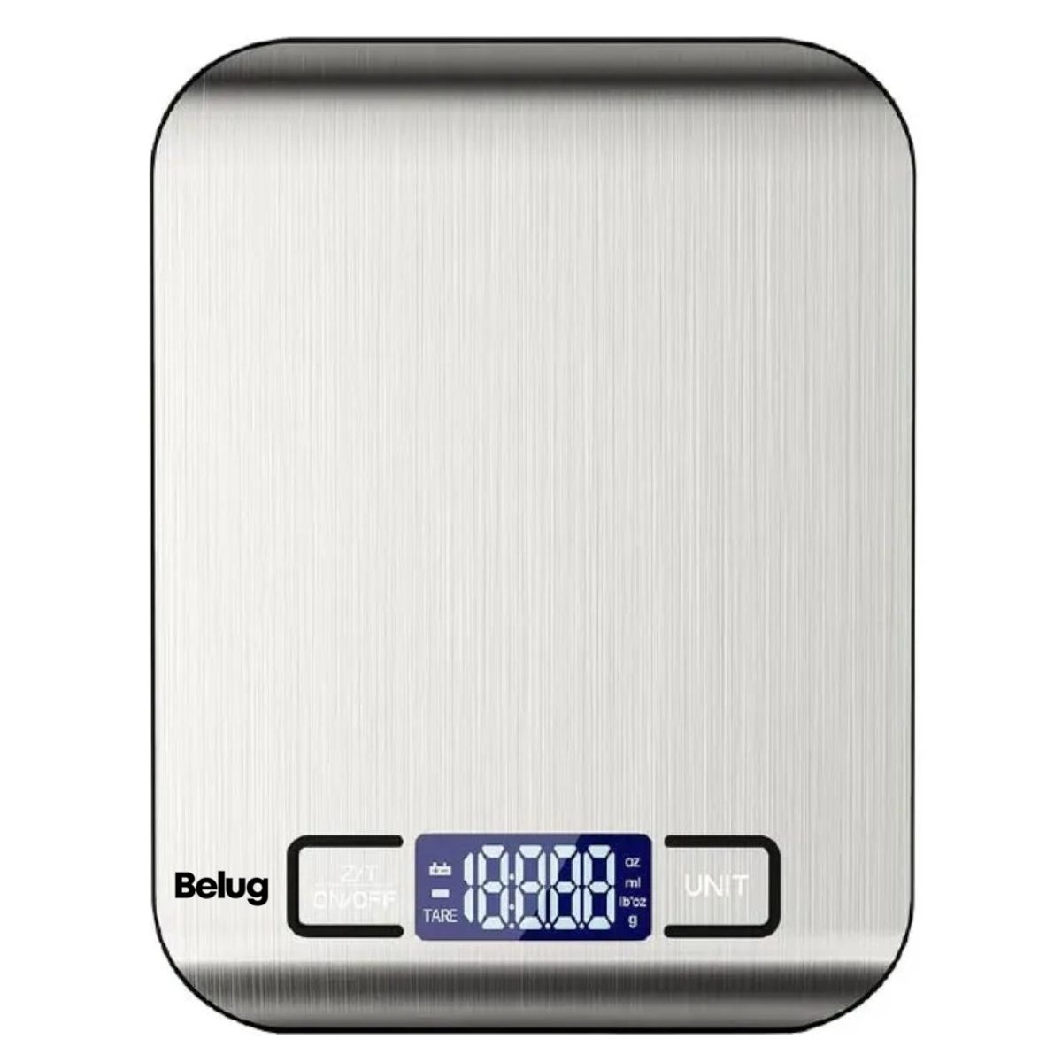 GENERICO - Balanza Pesa Digital Cocina Gramera Acero Inoxidable 5 Kilos BELUG