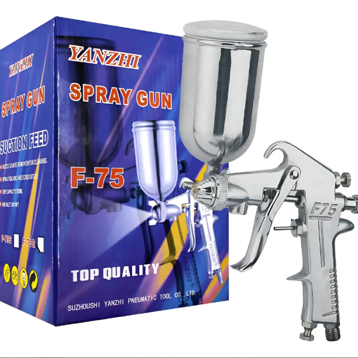 GENERICO - Pistola Para Pintar Pistola Pulverizadora 750ml Yanzhi F-75 Agregar a favoritos