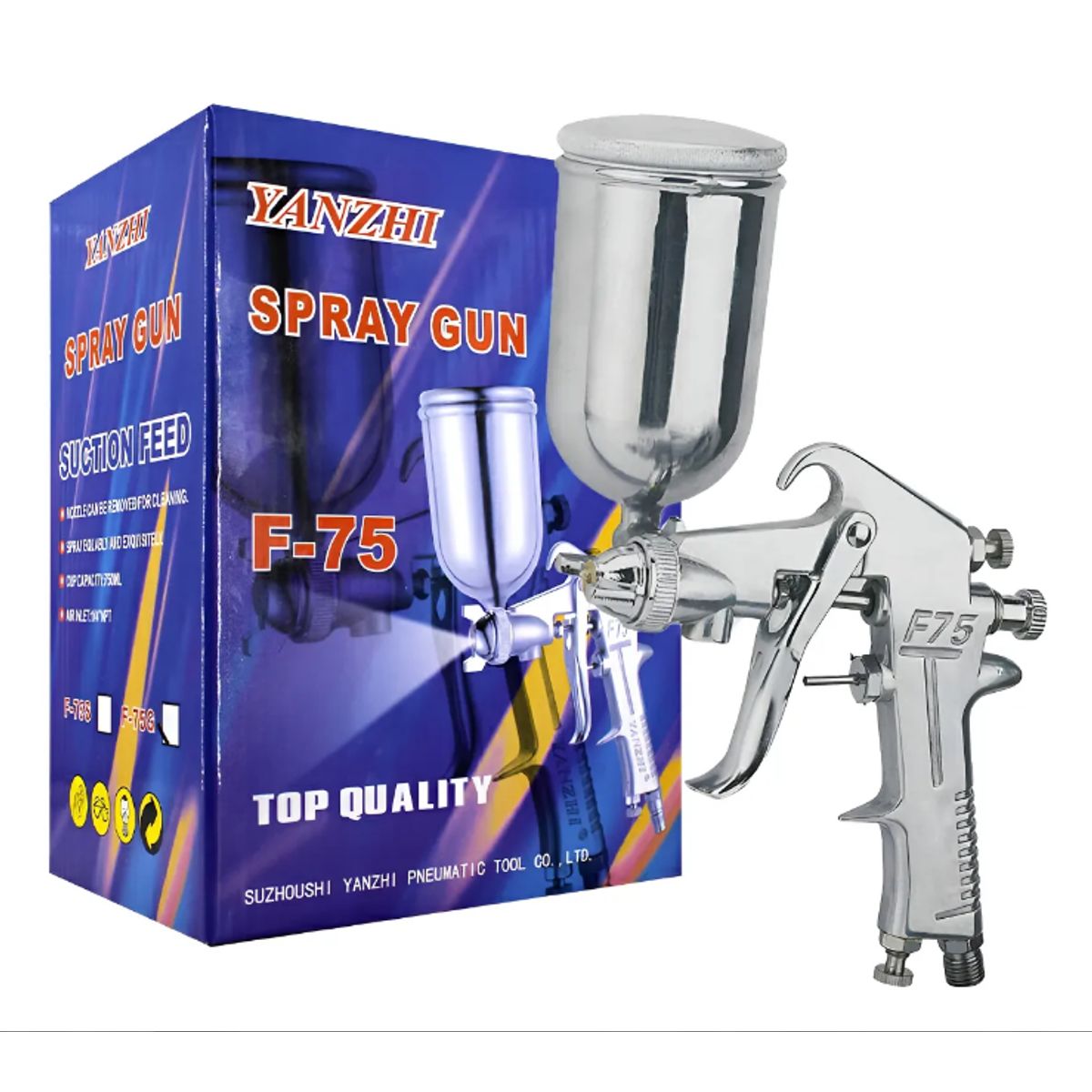 GENERICO - Pistola Para Pintar Pistola Pulverizadora 750ml Yanzhi F-75 Agregar a favoritos