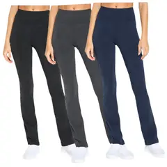 AAYO MODA - Pack 3 Calzas Rectas de Algodón para Mujer – Confección Nacional