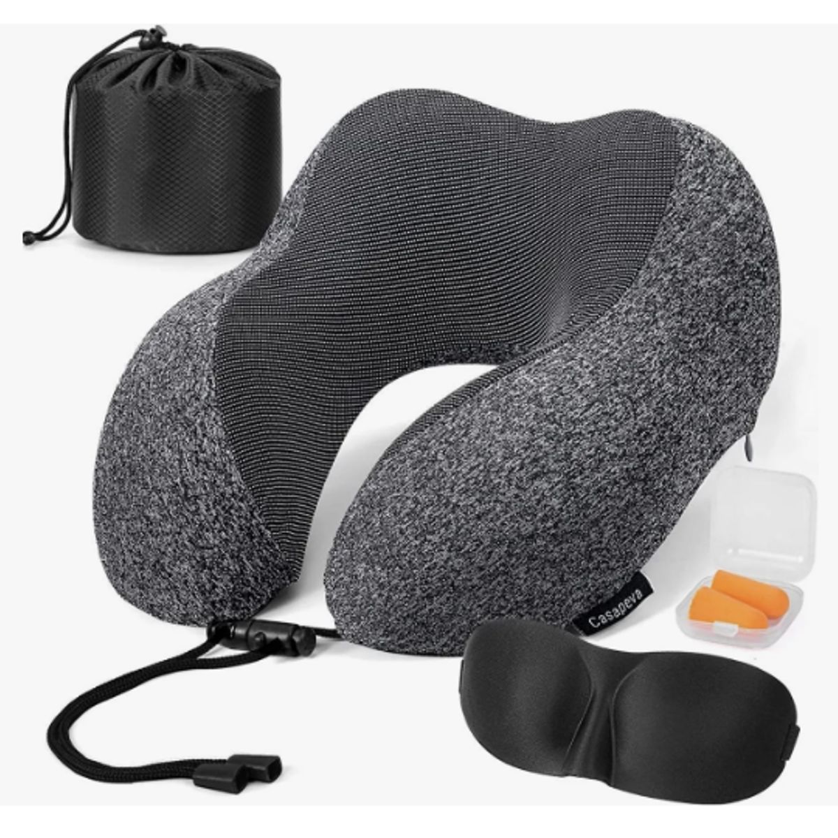 GENERICO - Almohada Viscoelastica Viaje Cuello Cojín Cómodo Y Relajante