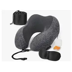 GENERICO - Almohada Viscoelastica Viaje Cuello Cojín Cómodo Y Relajante