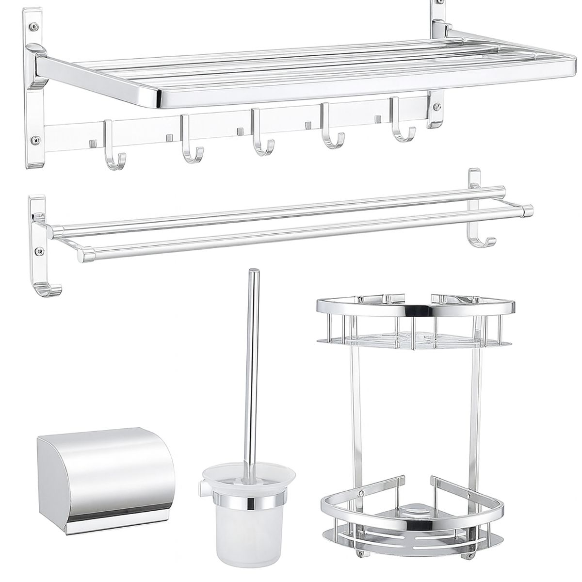 GENERICO - Set Accesorios Baño 6 Piezas - BOQU
