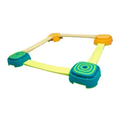 GENERICO - Pista de Equilibrio con Puente – 8 Piezas