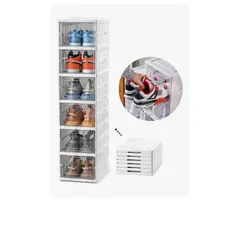 GENERICO - Organizador De Zapatos Gaccoa 6 Niveles Plegables Cajas