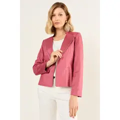 MA GRIFFE - Chaqueta Abierta Mujer Rosa Magriffe