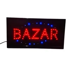 IMPORTCLICK - Letrero Luz Led 25x40 CM 1100 Watt Bazar