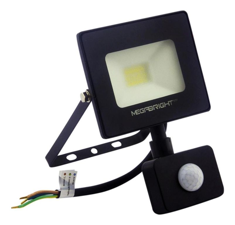 Foco LED Halogeno 10 Watt Sensor Movimiento Luz Fria Certificado