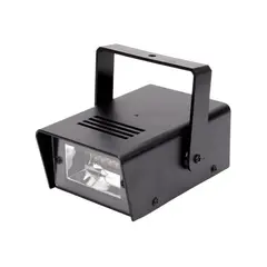 IMPORTCLICK - Foco Luz Corta Imagen Estroboscópica 12,50x8x5,5 CM 3 Watt Negro