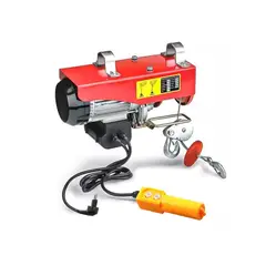 IMPORTCLICK - Tecle Eléctrico Aspor Cable Acero 1050 W Rojo