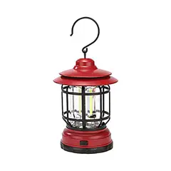 IMPORTCLICK - Lámpara Camping Retro Impermeable Outdoor Emergencia Rojo