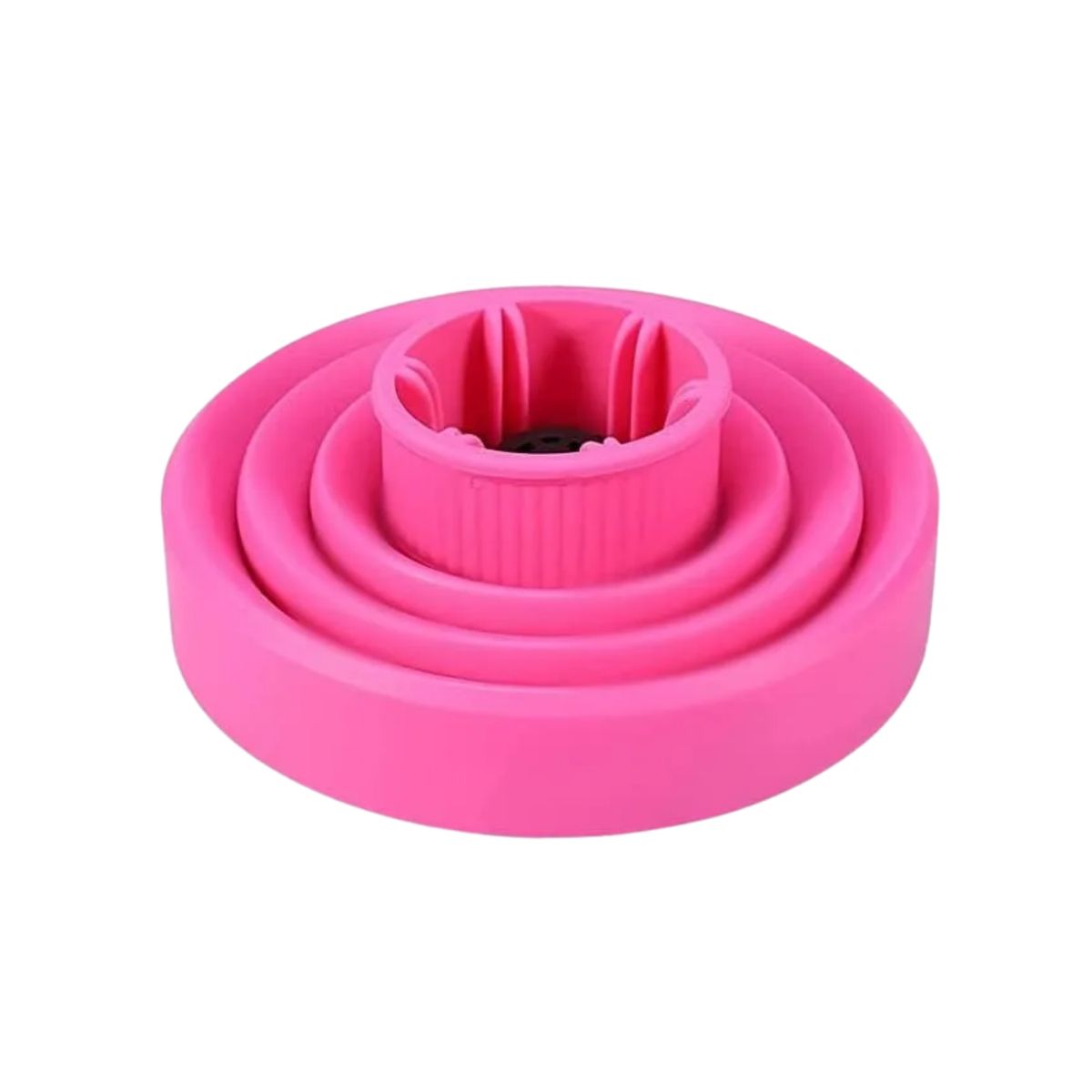 IMPORTCLICK - Difusor Secador Pelo Silicona Plegable Rosa