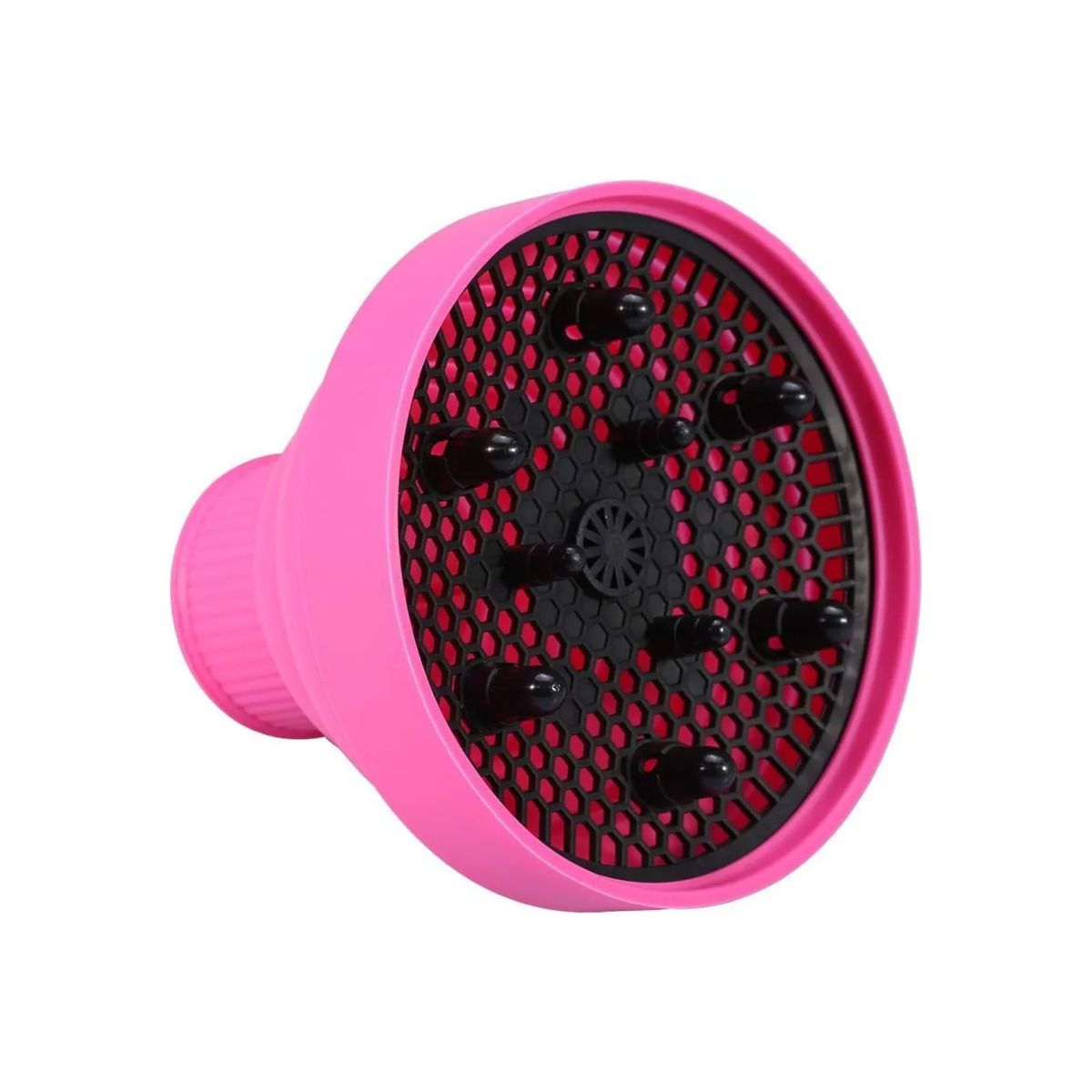 IMPORTCLICK - Difusor Secador Pelo Silicona Plegable Rosa