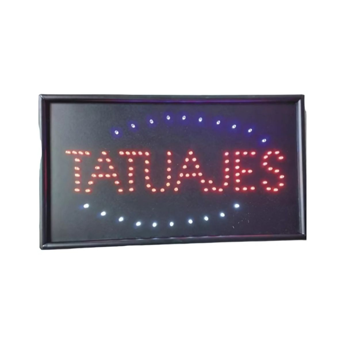 IMPORTCLICK - Letrero Luz LED 25x40 CM 1100 Watt Tatuaje