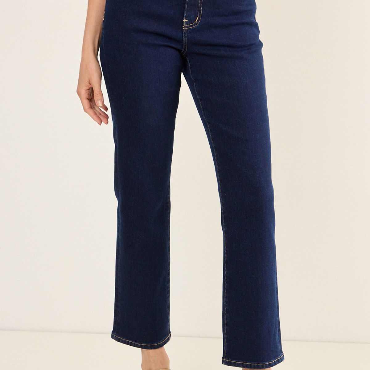 MA GRIFFE - Jeans Liso Mujer Azul Magriffe