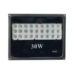 IMPORTCLICK - Foco LED Exterior Multichip Luz Blanca Frio 30 Watt 22x19x4,5 CM Negro