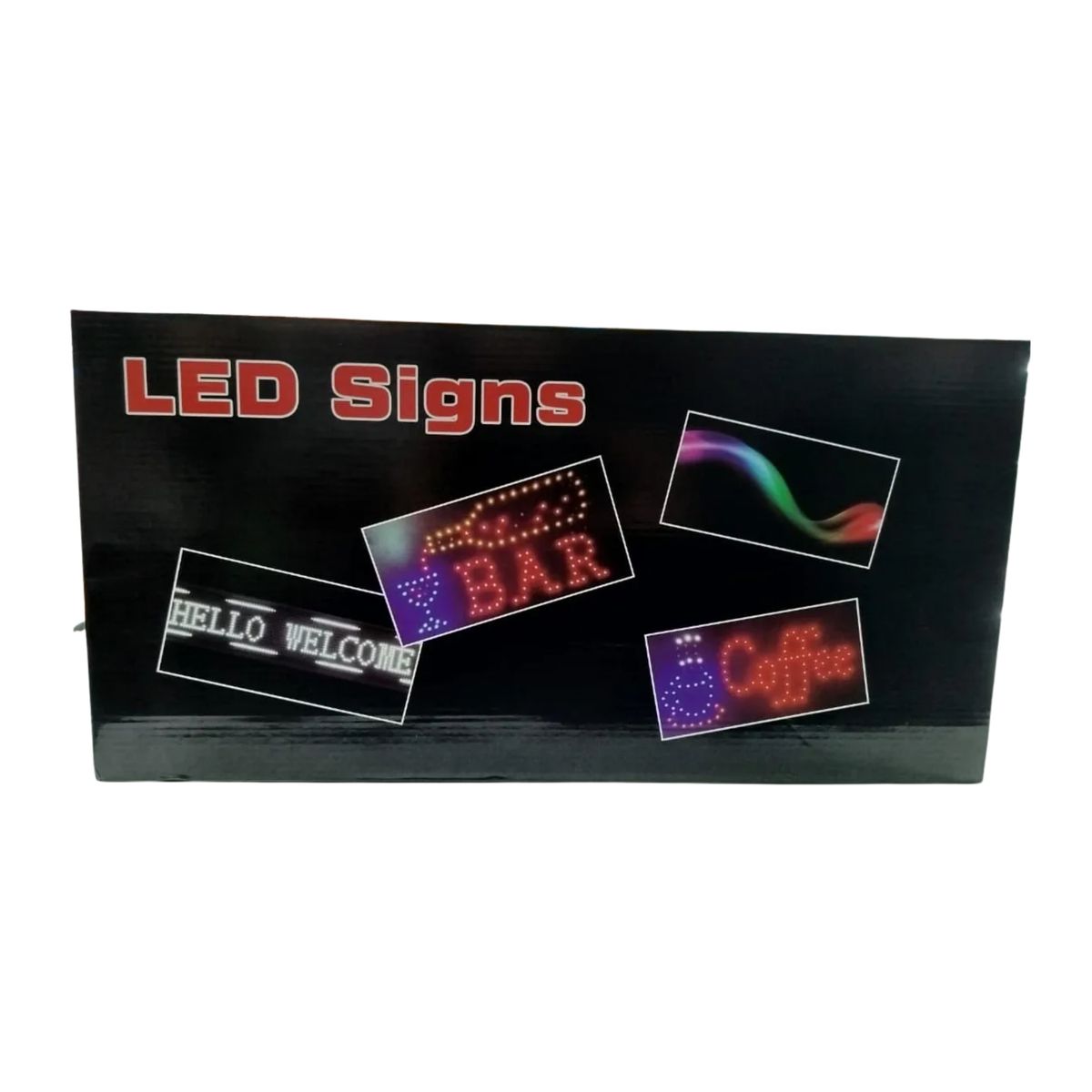 IMPORTCLICK - Letrero Luz LED 25x40 CM 1100 Watt Bebidas