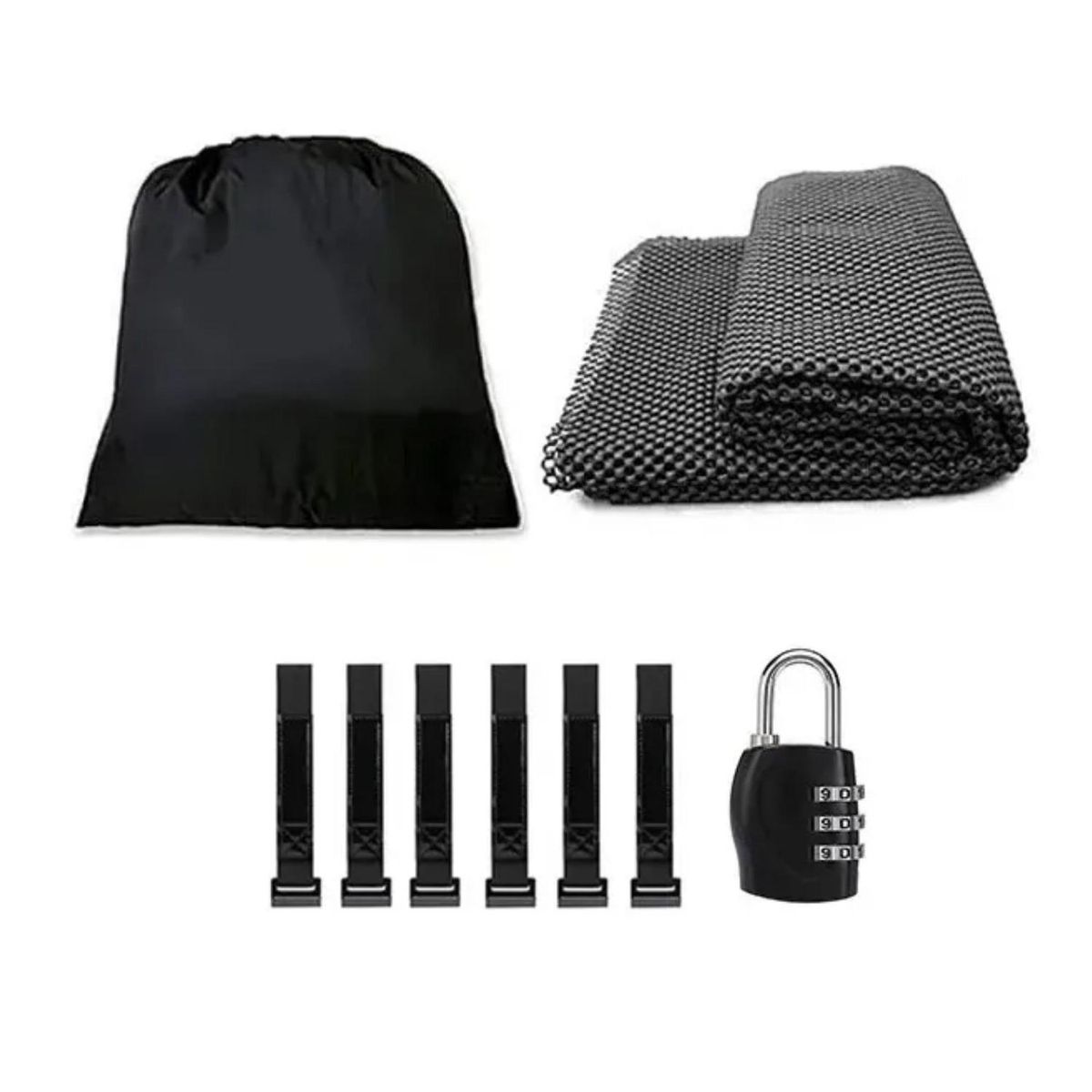 IMPORTCLICK - Bolsa Portaequipaje Techo Negro 424 LT