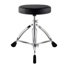IMPORTCLICK - Sillin Batería Piso Taburete Redondo Altura Ajustable Negro