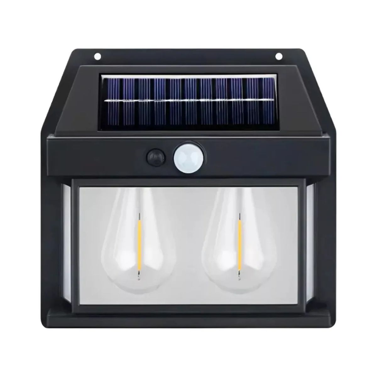 IMPORTCLICK - Lampara Solar Impermeable Sensor Movimiento 2 Watt Vintage