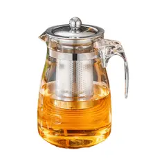 IMPORTCLICK - Hervidor Tetera Infusor Vidrio Cocina 750 ML Transparente