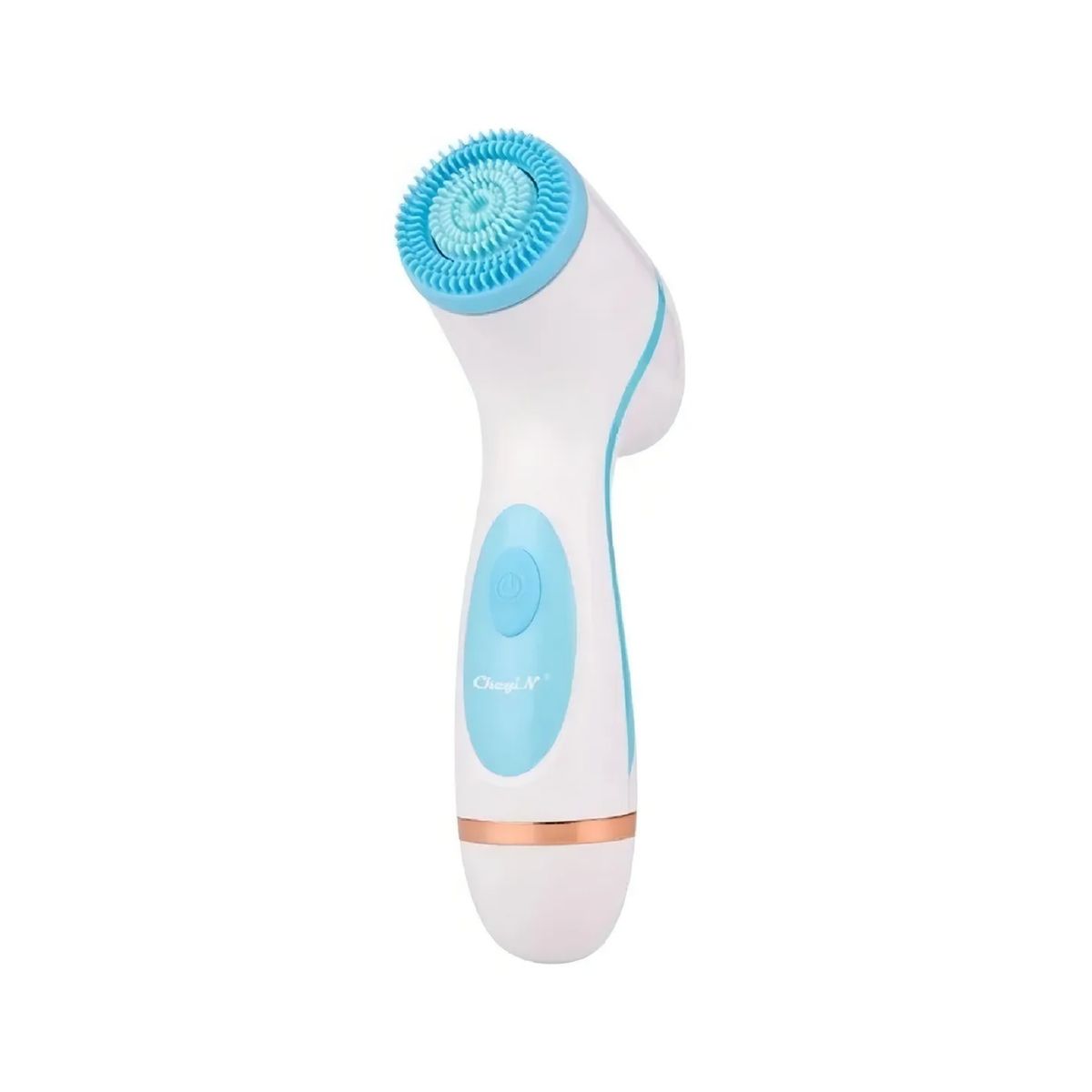 IMPORTCLICK - Set 3 Cepillos Limpieza Facial Masajeador Silicona Celeste