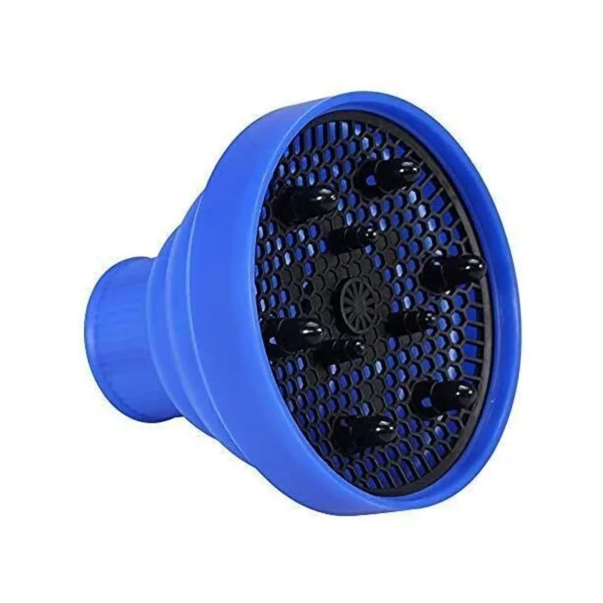 IMPORTCLICK - Difusor Plegable Secador Pelo Silicona 14x4,7 CM Azul