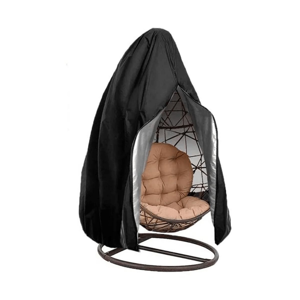IMPORTCLICK - Funda Silla Colgante Impermeable 230x100 CM Negro