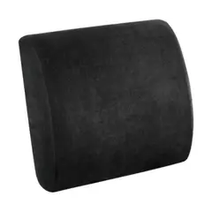 IMPORTCLICK - Cojin Lumbar Ergonomico Asiento Sillas 33x11x31 CM Negro