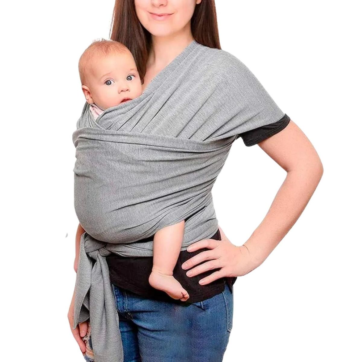 IMPORTCLICK - Portabebés Ergonómicos Recien Nacidos 18 Kg Gris