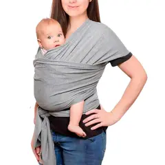 IMPORTCLICK - Portabebés Ergonómicos Recien Nacidos 18 Kg Gris