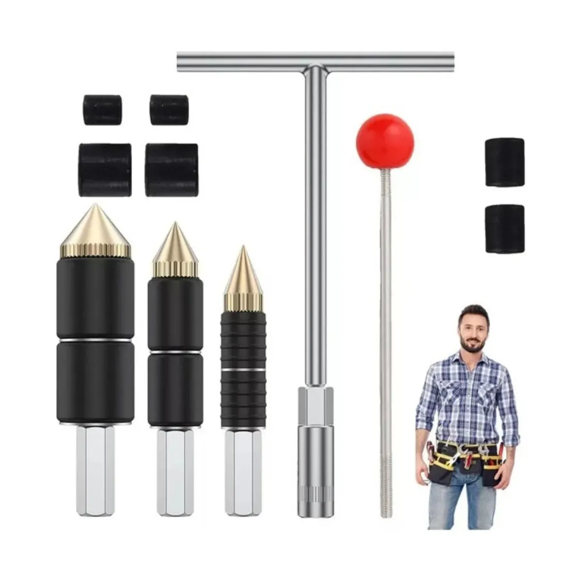 IMPORTCLICK - Kit Obturador Agua PPR Tuberías 1/2 3/4 1