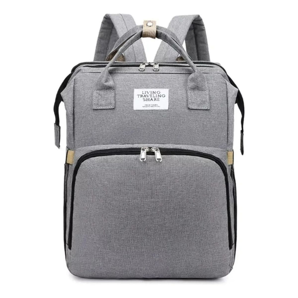 IMPORTCLICK - Bolso Mochila Maternal Bebé Plegable Gris