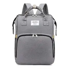 IMPORTCLICK - Bolso Mochila Maternal Bebé Plegable Gris