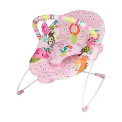 IMPORTCLICK - Silla Mecedora Vibrador Bebés Rosa