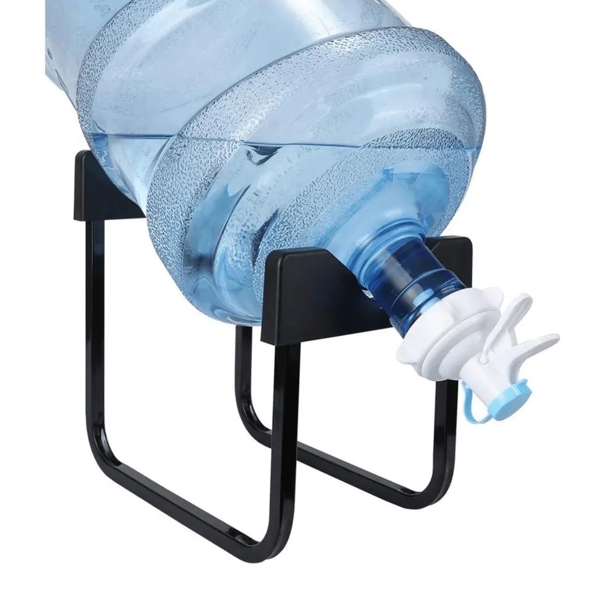 IMPORTCLICK - Rack Soporte Bidon Agua Boquilla 20x27,2x19,7 CM Negro