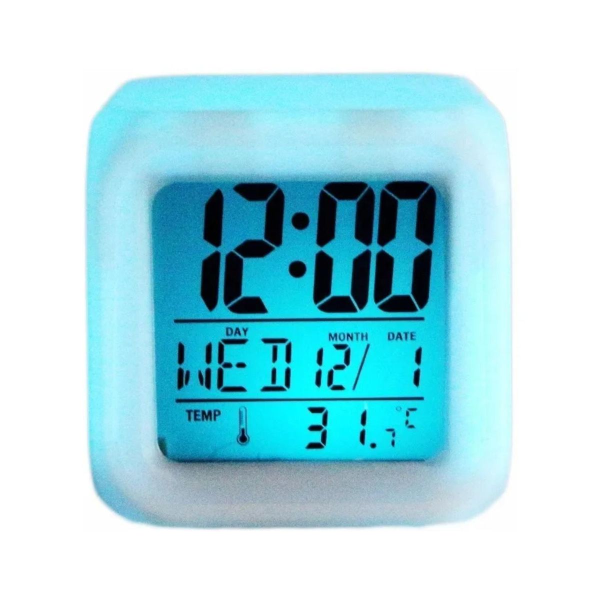 IMPORTCLICK - Reloj Digital Cubo LED Multicolor