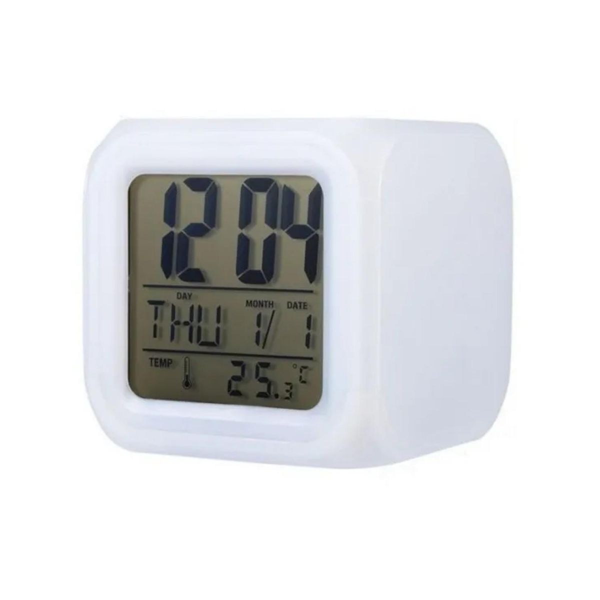 IMPORTCLICK - Reloj Digital Cubo LED Multicolor