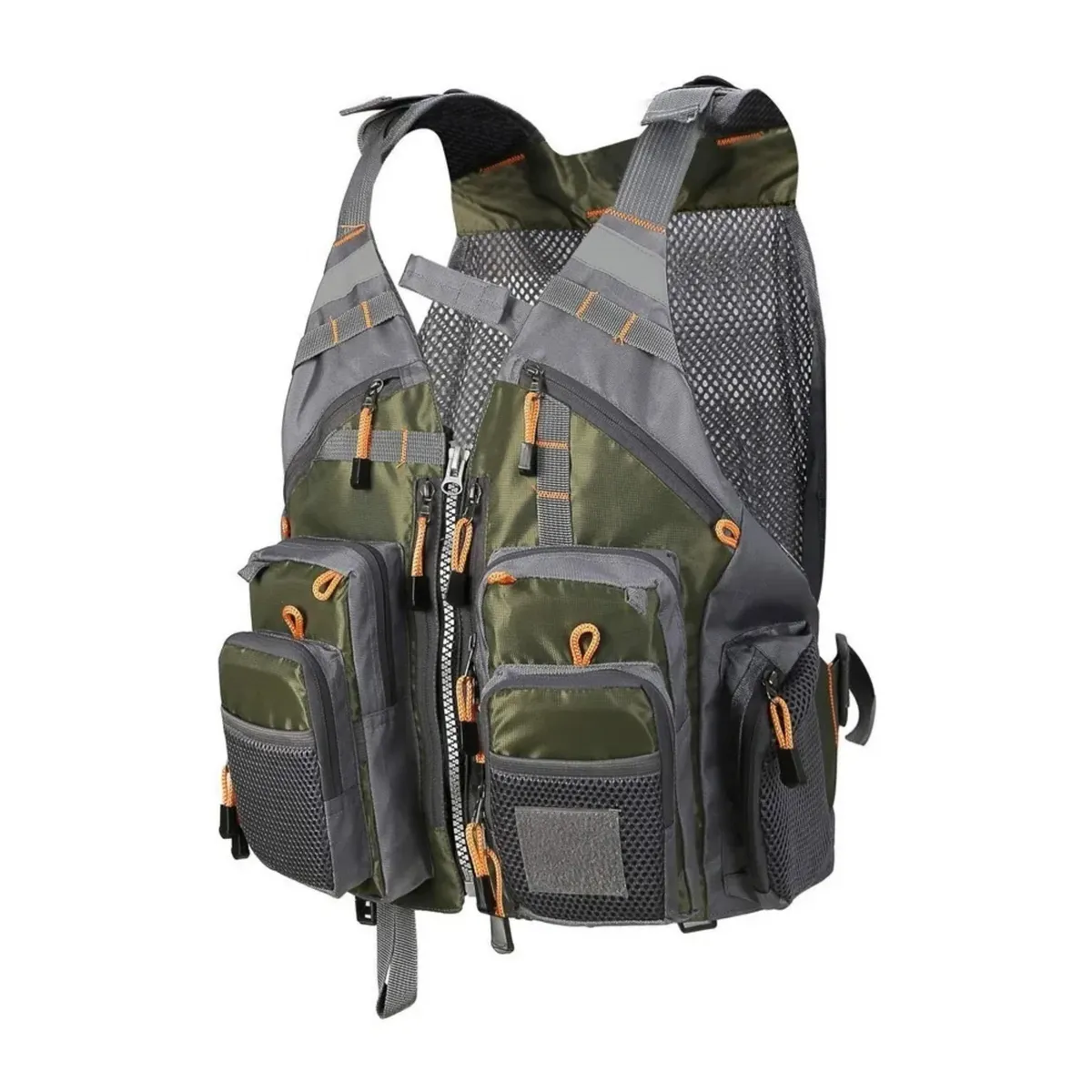 IMPORTCLICK - Chaleco Pesca Mochila Salvavida 55x46 CM