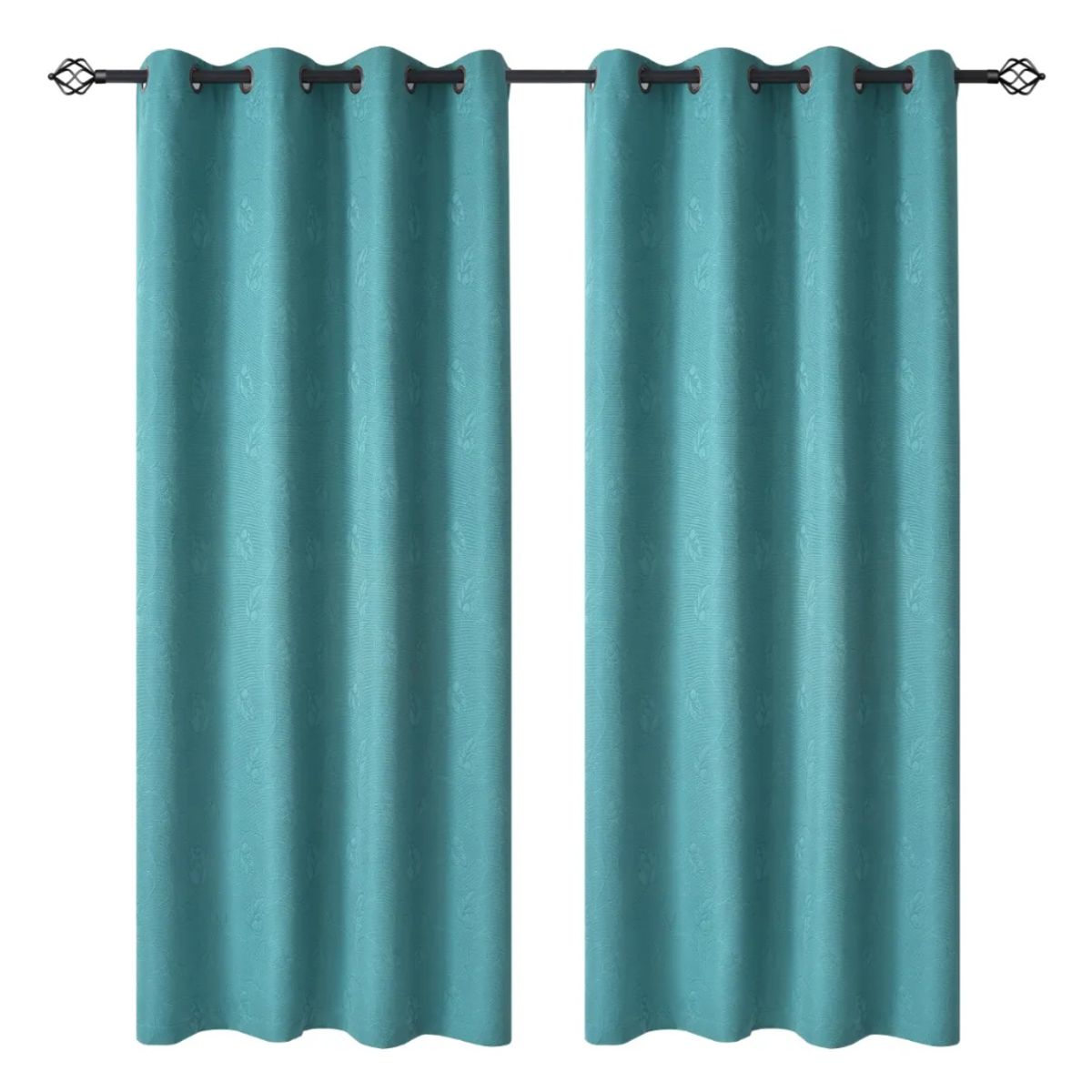 OKAY - Set Cortinas Hogar 2 Paños 140x220 Cm Diseño Turlipan