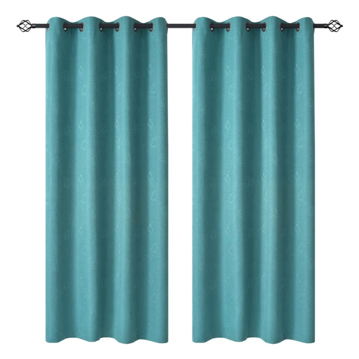 OKAY - Set Cortinas Hogar 2 Paños 140x220 Cm Diseño Turlipan