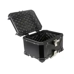 IMPORTCLICK - Maletero Moto Aluminio Negro 45 LT