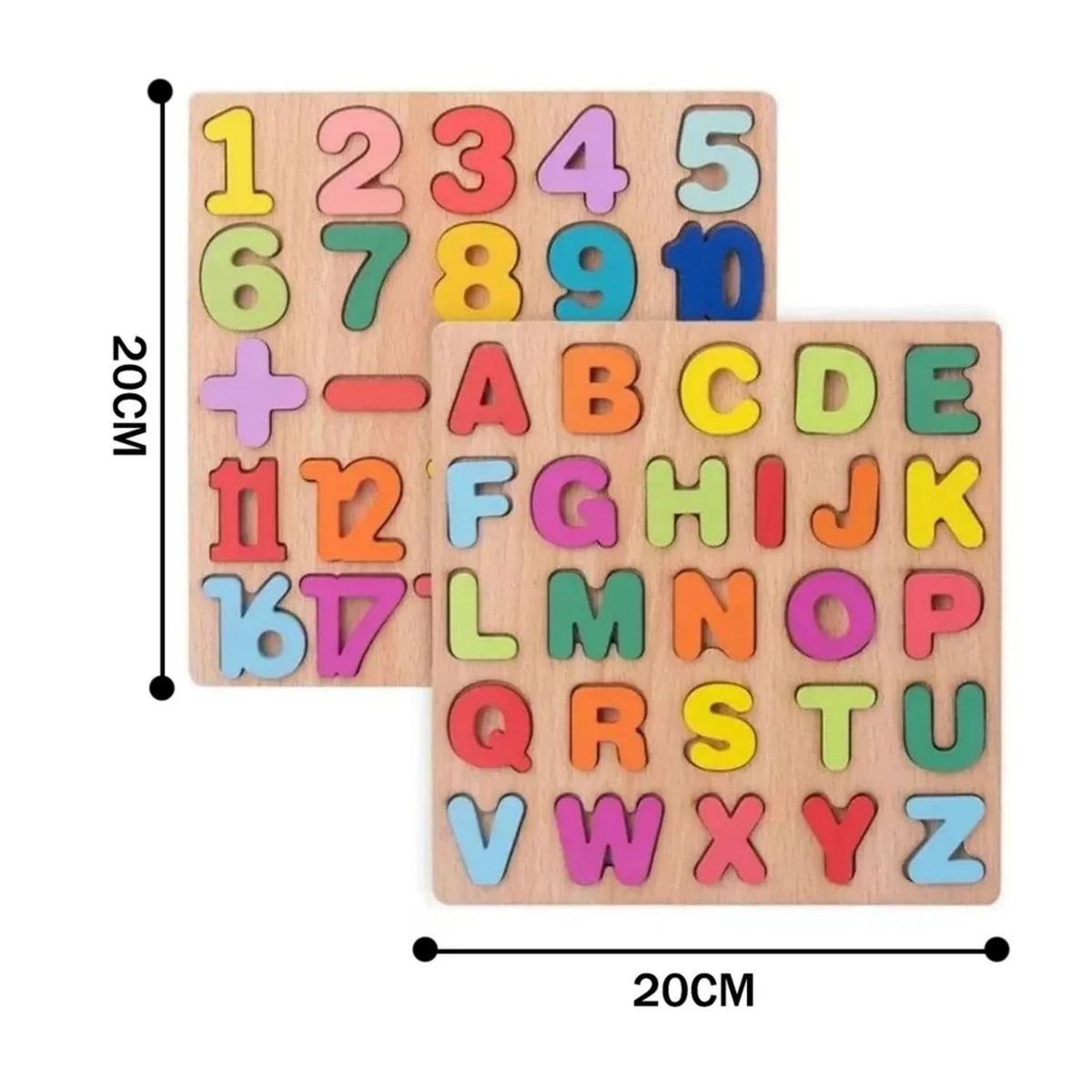 IMPORTCLICK - Kit 10 Juguetes Didácticos Infantil Madera Multicolor