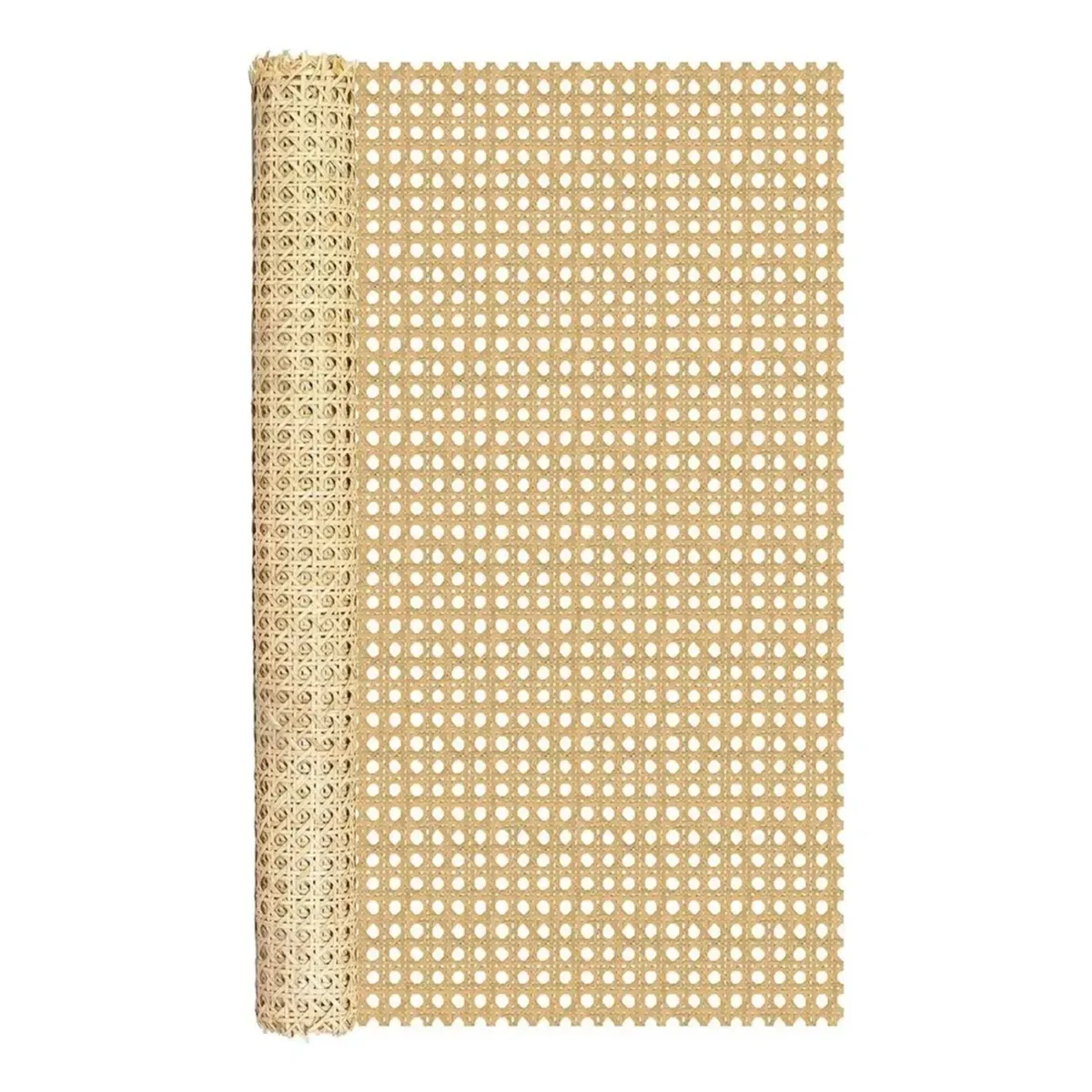 IMPORTCLICK - Rollo Correas Ratán Cincha Lisa Manualidad Mueble 1mx50cm Beige
