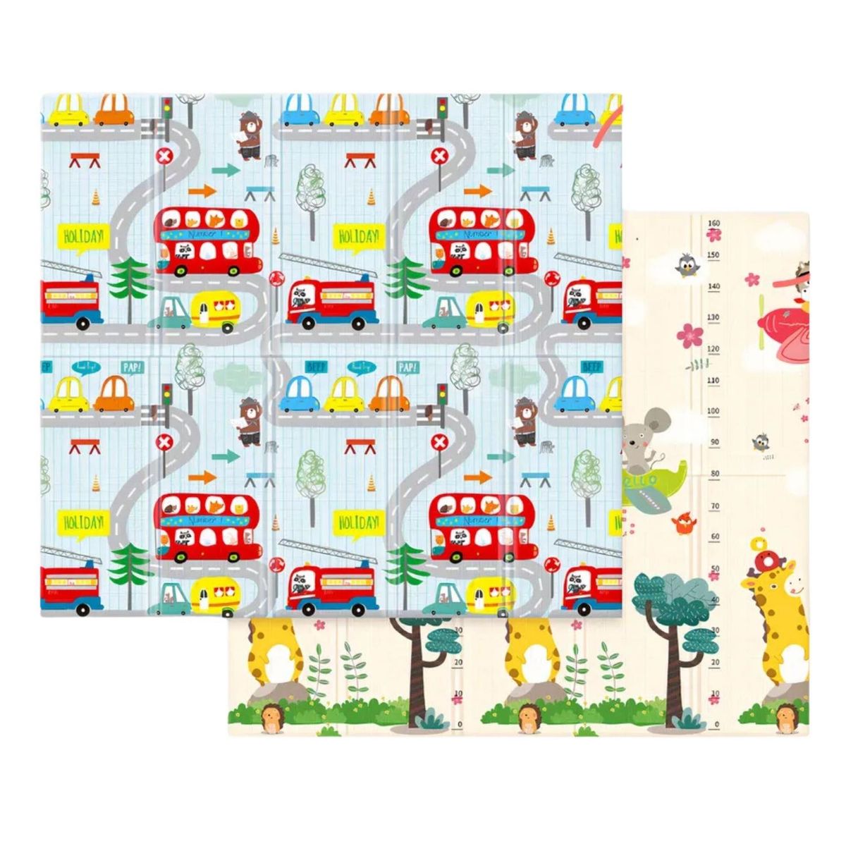 IMPORTCLICK - Alfombra Infantil Bebe Goma Eva Plegable Antigolpes 180x200
